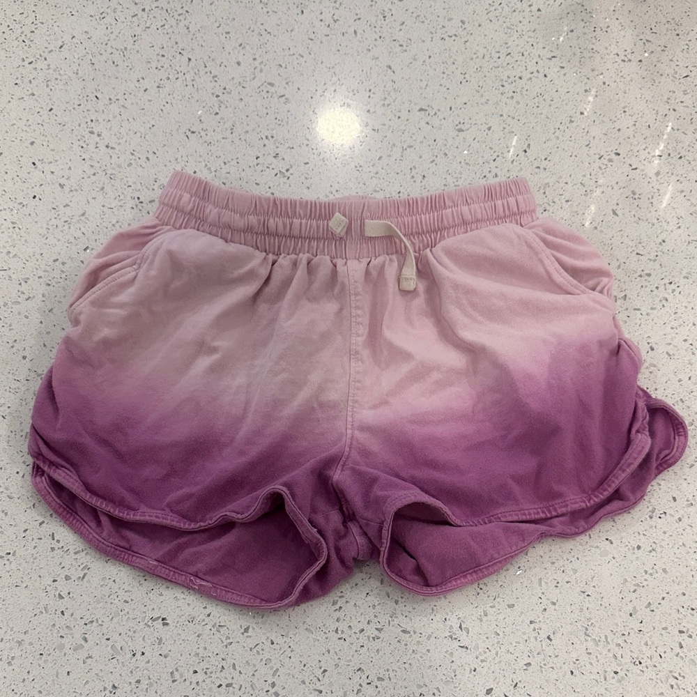 Lavender Ombre Gorl’s Athletic Shorts